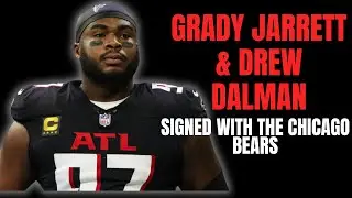 Chicago Bears Make Big Moves! Grady Jarrett & Drew Dalman Sign from Falcons! 🐻🔥