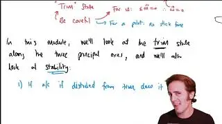 Aircraft Flight Mechanics - Module 2, Lecture 1: Intro to Aircraft Trim and Static Stability