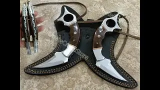 Karambit style knives set available for sale also direct link to buy from etsy store