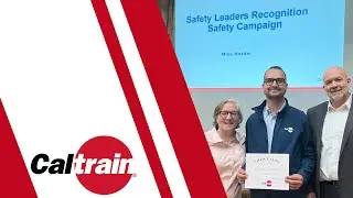 Caltrain Wins 2025 APTA Rail Safety Gold Award