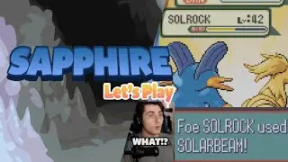 Let's Play Pokemon Sapphire EP 13 | Mossdeep Gym Leader(s) Tate and Liza