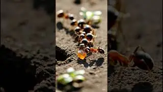 Small Ant, Big Lesson 🐜#shorts#antstory#moralstory#teamwork#unity#naturevideo