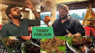 TODDY SHOP with SEAFOOD NEAR ALLEPPEY IN KERALA ! TO REACH THE SHOP YOU NEED TO TAKE A BOAT RIDE !!!