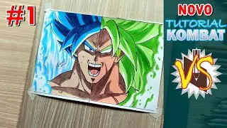 TUTORIAL KOMBAT - GOKU vs BROLY - DRAGON BALL SUPER #1
