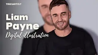 Drawing One Direction's Liam Payne - Art Process