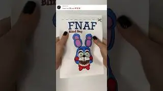 FNAF Blind Bag #fnaf #diycrafts #blindbag #craft #papercraft #diy #papersquishy #asmr #shorts