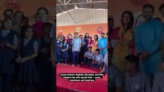 Anant, Radhika & Nita Ambani Share Joy with Special Kids