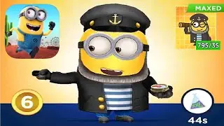 Minion rush Sea Dog minon upgrade 1 to MAXED EPIC costume gameplay walkthrough android ios