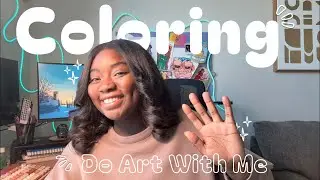 Do some art stuff with me! #drawing #coloring #colorwithme #art #sketch