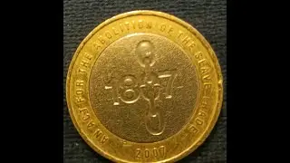 An act for the abolition of the slave trade 1807 &pound;2 coin 2007 uk