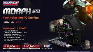 Morph Delta by PCX Desktop &ndash; Your ticket into PC Gaming | Custom Gaming PC Build 2025