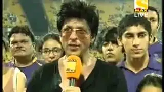 Shah Rukh Khan @IamSRK Winning Moments IPL 2012