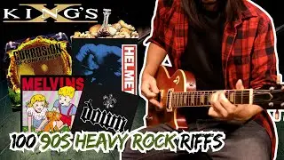 100 90s Heavy Rock Guitar Riffs (Grunge, Stoner, Doom)