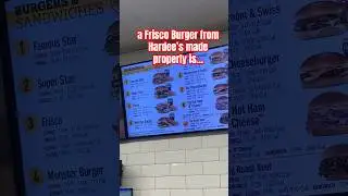 Frisco Burger from Hardee&rsquo;s