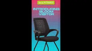 INTRODUCING BLOOM VISITOR BY STYLE N COMFORT CHAIRS