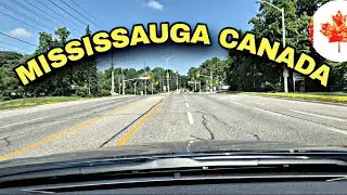 A drive in Mississauga Canada 🇨🇦 | Toronto Drive Tour 4k | Beautiful Drive
