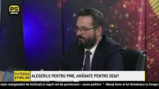 PS News TV | &ldquo;Puterea Știrilor&rdquo; cu Marinela Angheluș, invitat Mihai Coteţ, vicepreşedinte Senat