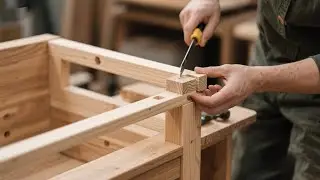 Manually easy-to-disassemble furniture made of mortise and tenon structure