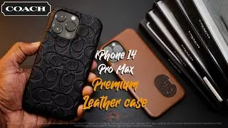 Чехол Incipio COACH Premium Leather для iPhone 14 Pro Max #coach #leathercase #iphone