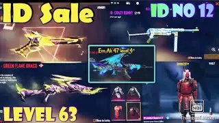 Free Fire ID Sale | level 63 | Price 13k | Ak level 4 | Scar level 3 | mp5 | mp40 Bunny| Sharp Bhai