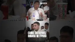 President Duterte Vs. Congressman Gutierrez