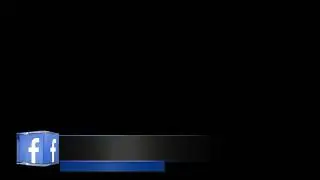 Social media lower third facebook -FOOTAGE