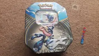 Pok&eacute;mon greninja EX tin opening