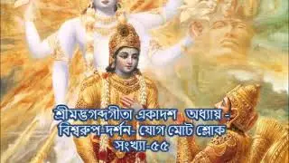 শ্রীমদ্ভগব্দগীতা একাদশ   অধ্যায় -বিশ্বরুপ-দর্শন- যোগ মোট শ্লোক সংখ্যা-৫৫| Bangla  Gita 11th Chapter
