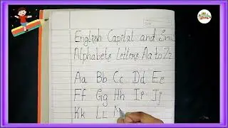 🍎Aa to Zz Capital and Small Letters ✨| English Alphabet A to Z | Learn ABC💞