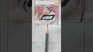 gara eye drawing 💯 #narutoshippuden #gara