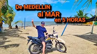 De MEDELLIN al MAR en 5 HORAS!! En moto BAJO CC | Medina Motors