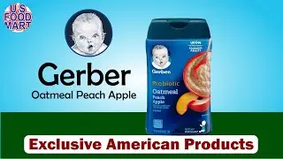 Gerber Probiotic Baby Cereal Oatmeal Peach Apple