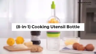 InnovaGoods Kitchen Foodies 8 in 1 Cooking Utensil Bottle