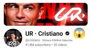 24,hours 41Million Subscribe UR Cristiano ]  Ronaldo  Duniya Ka World Record banaa Diya 😱