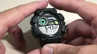 Casio Fishing (WS-1500H-1AV) - Change DST Value (How To)