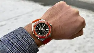 NEW Omega Seamaster Planet Ocean 600M 42 mm orange
