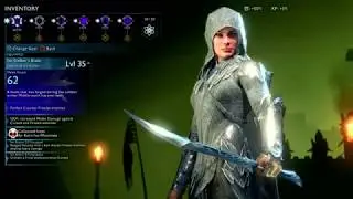 Middle earth  Shadow of War Eltariel Legendary Ice Stalker Armor,Weapon set