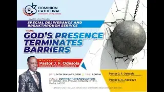 SPECIAL DELIVERANCE AND BREAKTHROUGH SERVICE || GOD'S PRESENCE TERMINATES BARRIERS