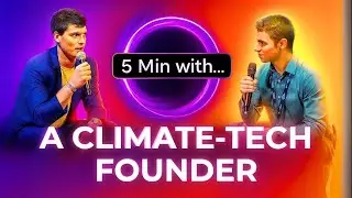 5 Min with... Christian Vollmann  - A Climate-Tech Founder | XPANSE