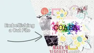 MAKE'N BISCUITS | CONFESSIONS OF A PAPER ADDICT CUT FILES  (Scrapbook Process Video # 35)