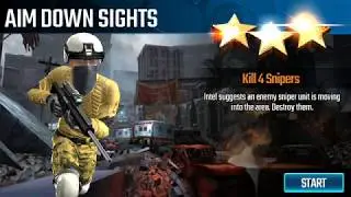 Sniper Strike Special Ops Zone 8 Nuclear Winter Rifle 16 Aim Down Sights