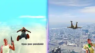 CJ VS Franklin - Ultimate Battle (side By Side Comparison)