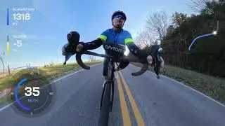 Descending on a Giant Defy Advanced Pro in Missouri: Top Speed 41 MPH