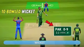 🤯Bowled Out Pakistan for 0 Runs! | All 10 Wickets Bowled | IND VS PAK | Cricket 24