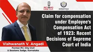 Claim for compensation under Employee's Compensation Act of 1923: Recent Decisions of Supreme Cou..