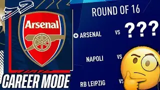 NO WAY..TOUGHEST EVER CHAMPIONS LEAGUE DRAW!!🥲 - FIFA 21 Arsenal Career Mode EP22