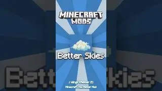 Better Skies! #minecraft #minecraftmods