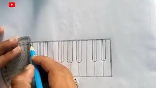 How To Draw Harmonium || Step By Step || New Drawing 2022 || Artist Rahid Khan ||