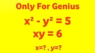 A Nice Math Olympiad Algebra Problem | 99% Fails To Solve It | BDLogic