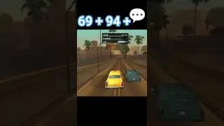 CJ Taxi Mode ON! Speed MAX! 🚖💨#gta #gtasa #taximission #gtashorts #gaming #india #gamer